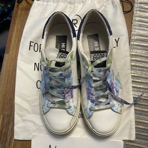 Golden Goose Hi-Star Platform Sneakers
